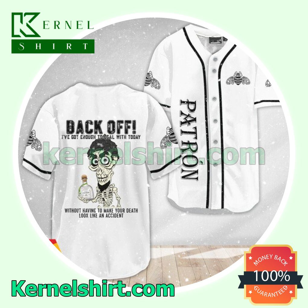 Achmed the Dead Terrorist The Patron Back Off I've Got Enough To Deal With Today Custom Baseball Jersey