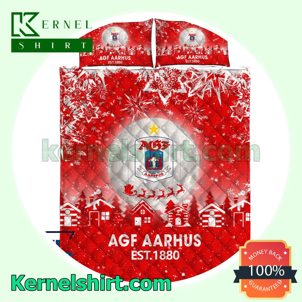 Agf Aarhus Est 1880 Football Comforter Set a