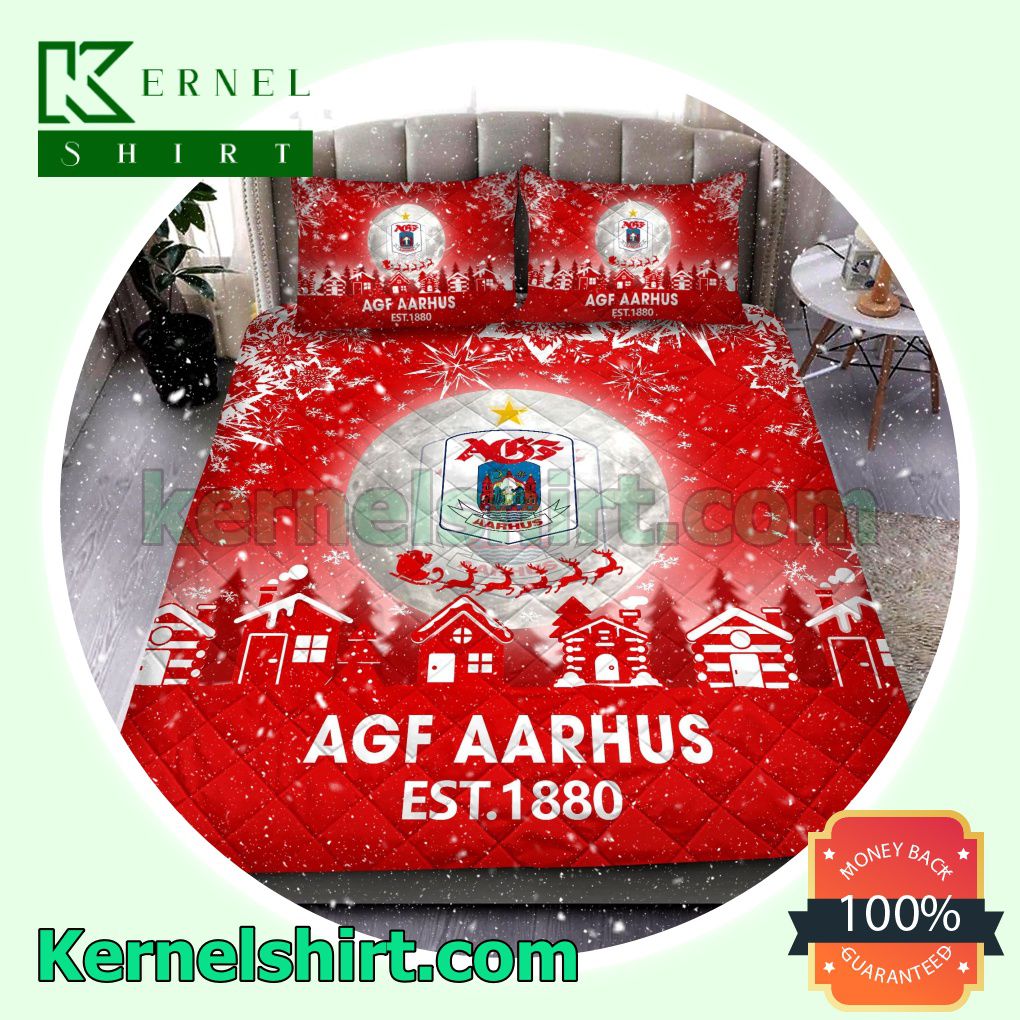 Agf Aarhus Est 1880 Football Comforter Set