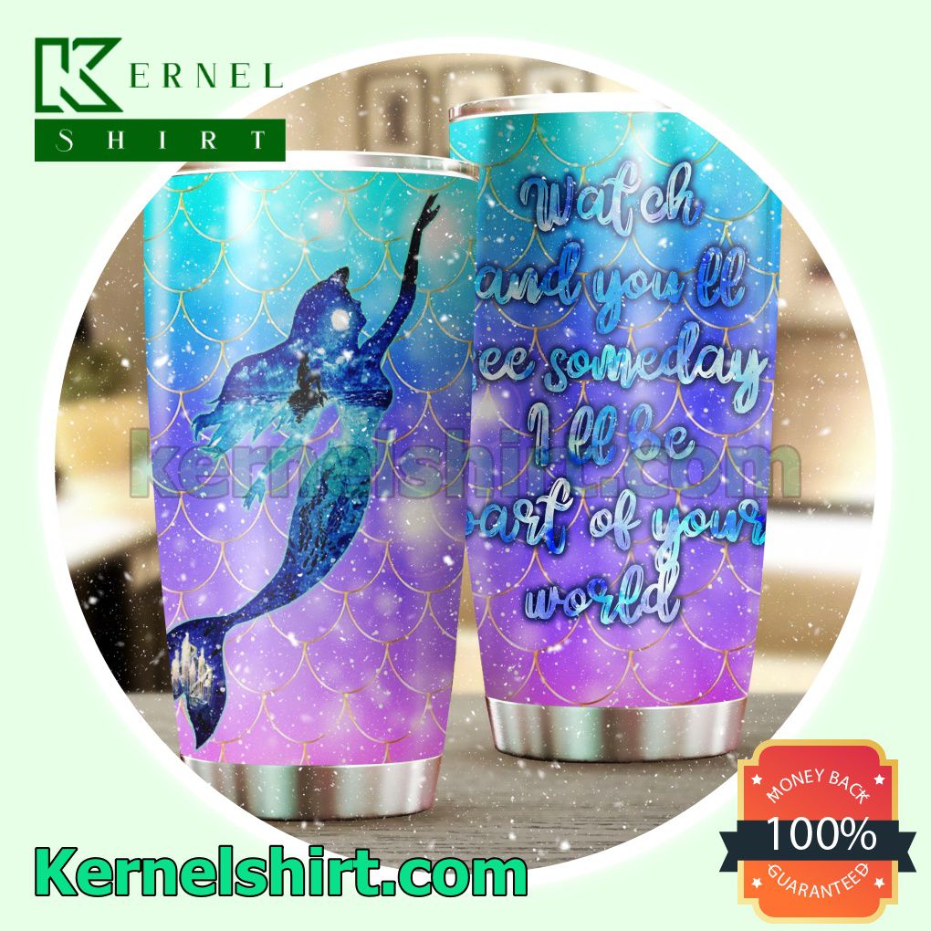 Ariel Watch And You'll See Someday I'll Be Part Of Your World Tumbler Cup