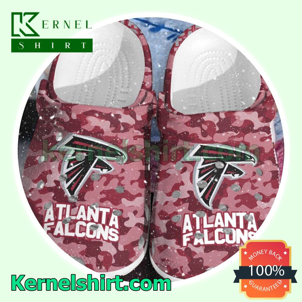 Atlanta Falcons Camouflage Clogs Shoes Slippers Sandals