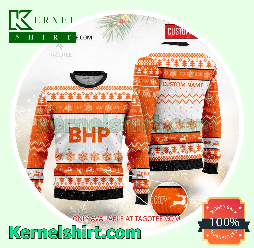 BHP Billiton Logo Crewneck Sweatshirt