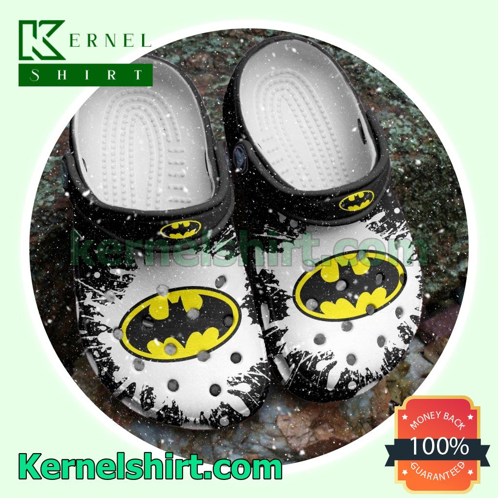 Batman Logo Color Splash Clogs Shoes Slippers Sandals