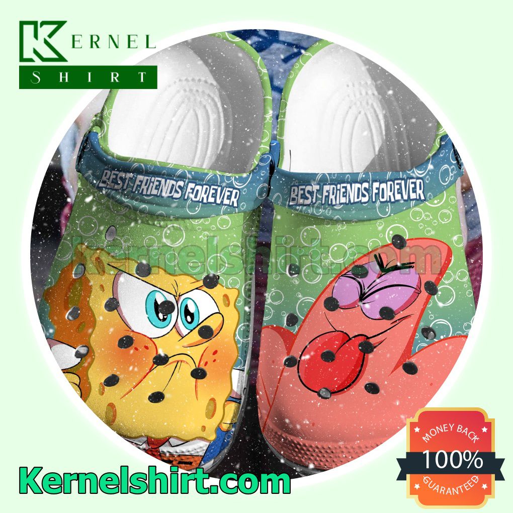 Best Friends Forever Spongebob And Patrick Clogs Shoes Slippers Sandals