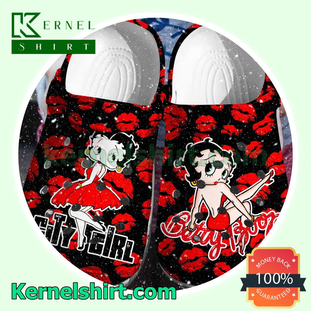 Betty Boop City Girl Clogs Shoes Slippers Sandals