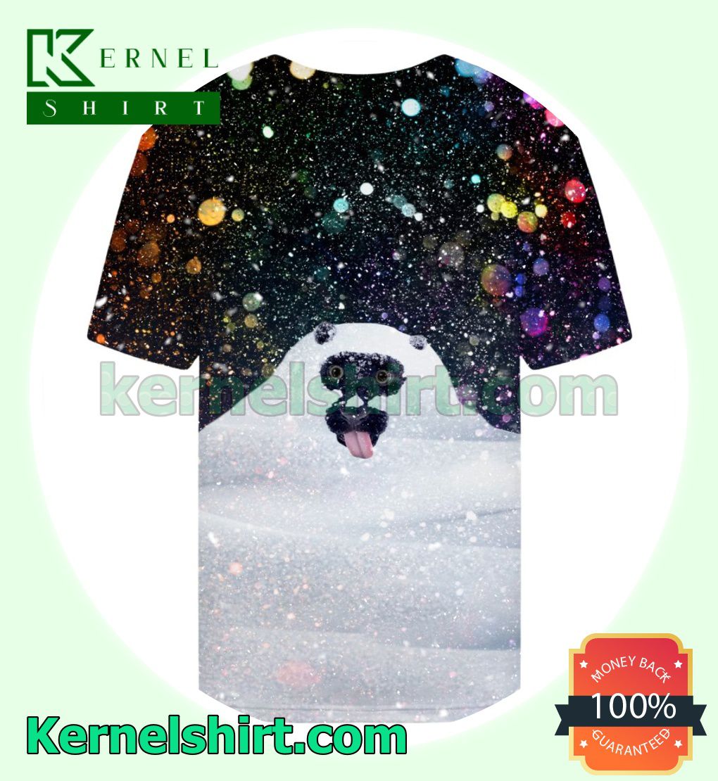 Black Panther Cocaine Everywhere Let It Snow Crewneck Tee a