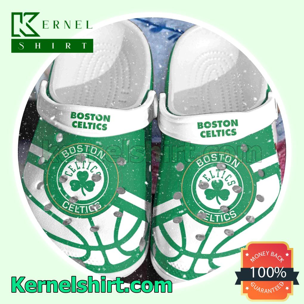 Boston Celtics Logo Basketball Clogs Shoes Slippers Sandals