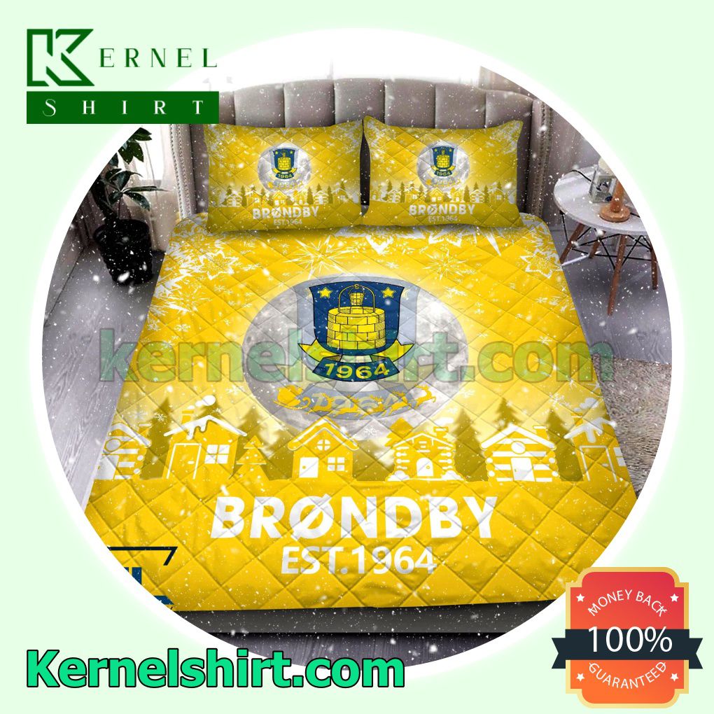 Brondby If Est 1964 Football Comforter Set