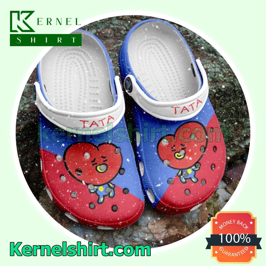 Bt21 Tata Bts Band Clogs Shoes Slippers Sandals
