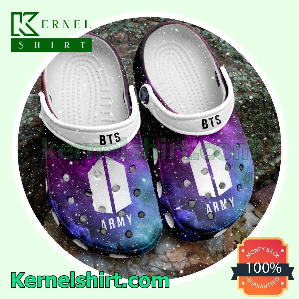 Bts Band Army Galaxy Sky Clogs Shoes Slippers Sandals