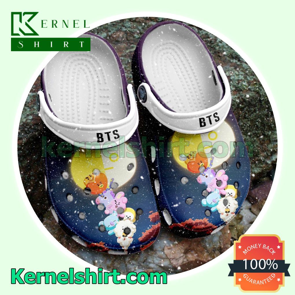 Bts Bt21 Stacking Clogs Shoes Slippers Sandals