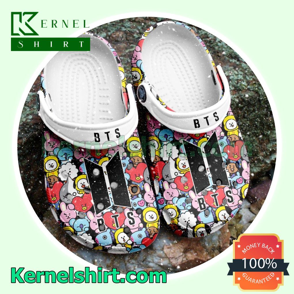 Bts Kpop Band Bt21 All Members Clogs Shoes Slippers Sandals