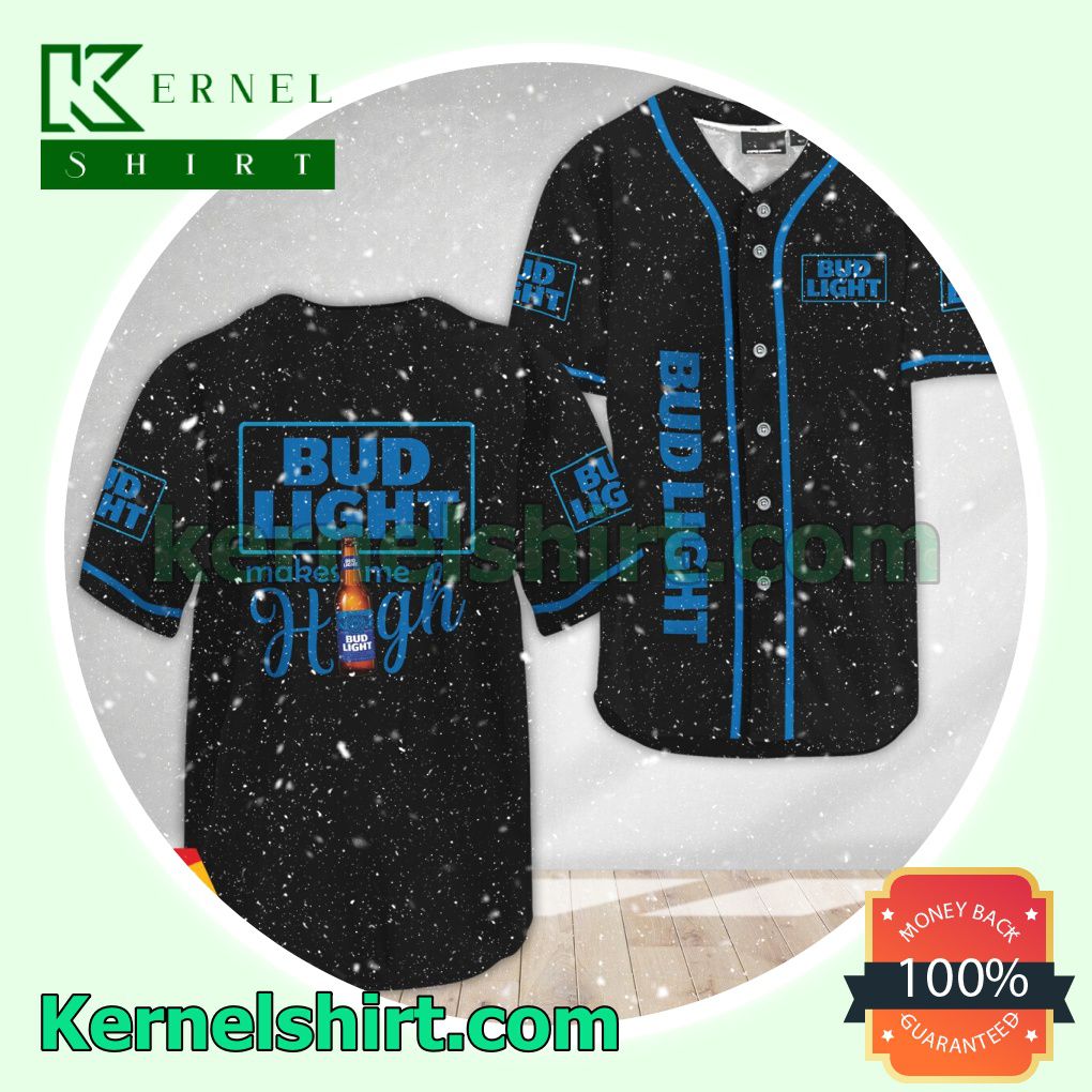 Bud Light Make Me High Custom Baseball Jersey