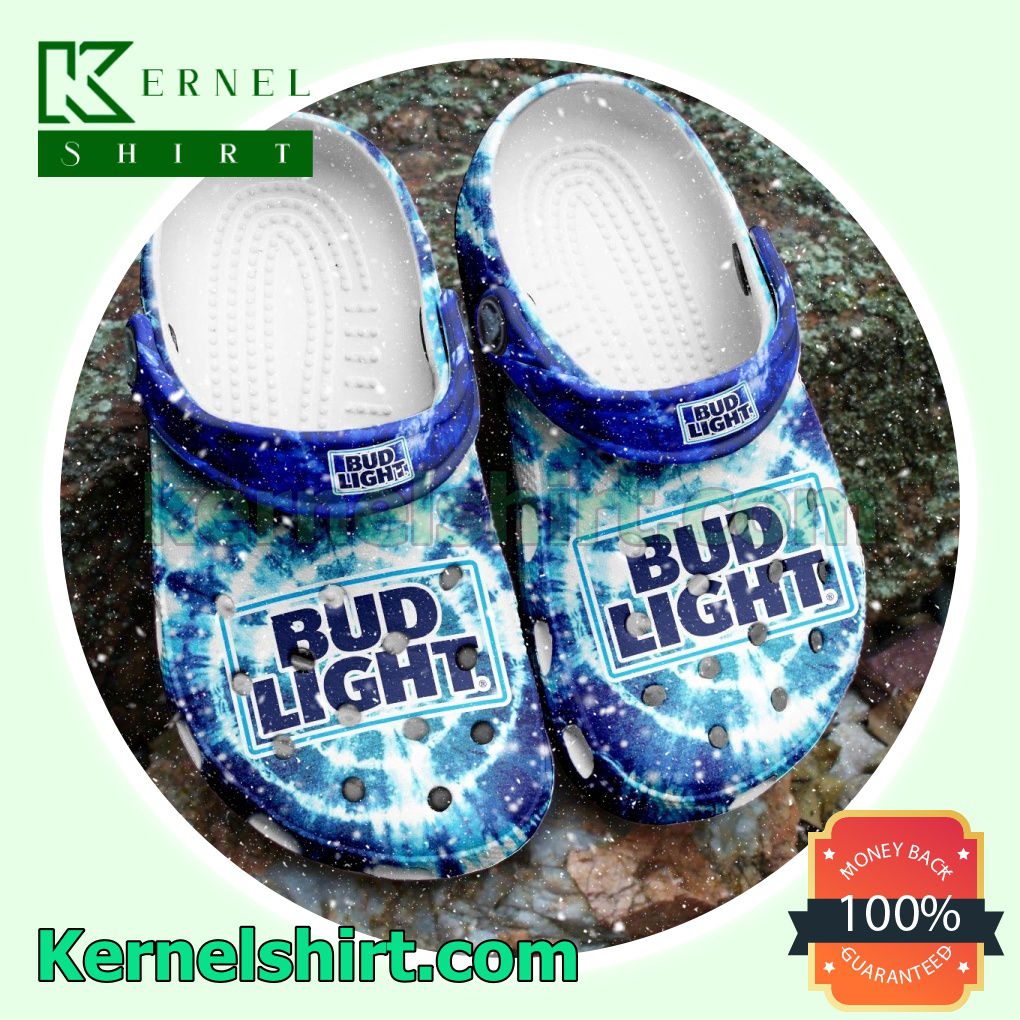 Bud Light Tie Dye Clogs Shoes Slippers Sandals