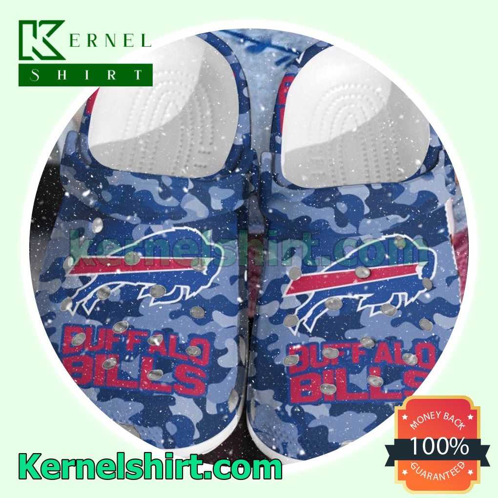 Buffalo Bills Camouflage Clogs Shoes Slippers Sandals