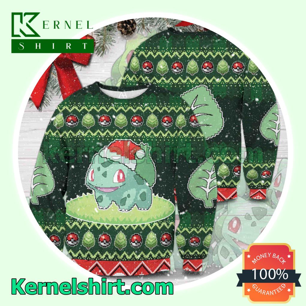 Bulbasaur Pokemon Crewneck Sweatshirt