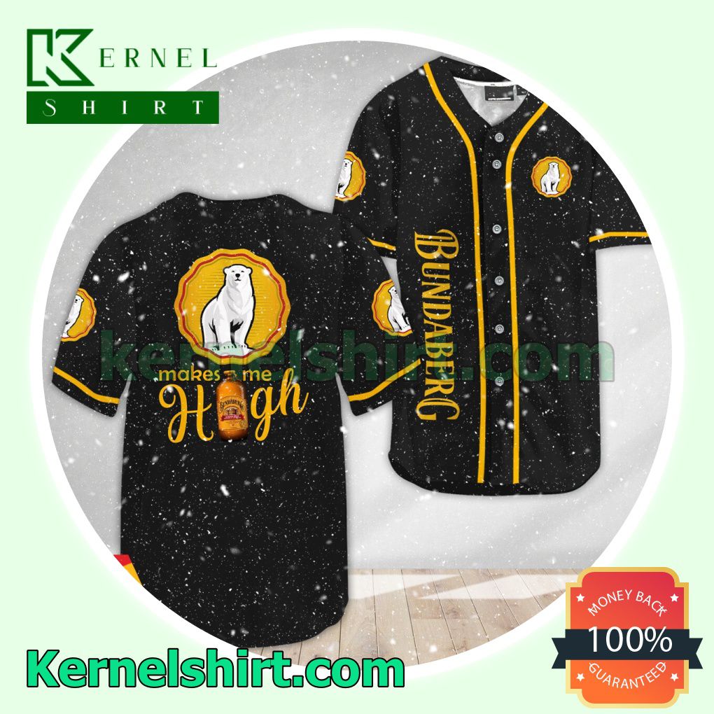 Bundaberg Make Me High Custom Baseball Jersey