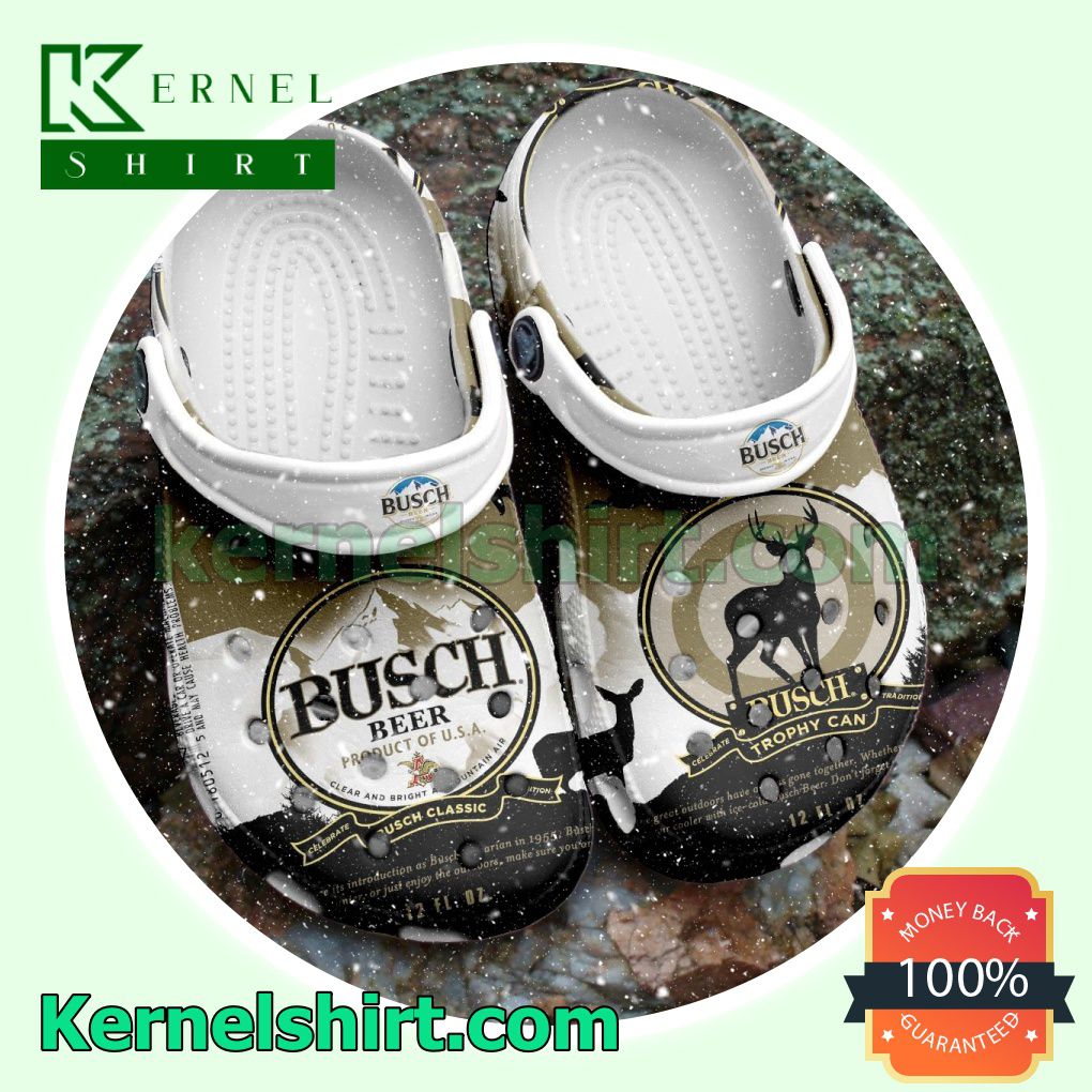 Busch Beer Product Of Usa Clogs Shoes Slippers Sandals