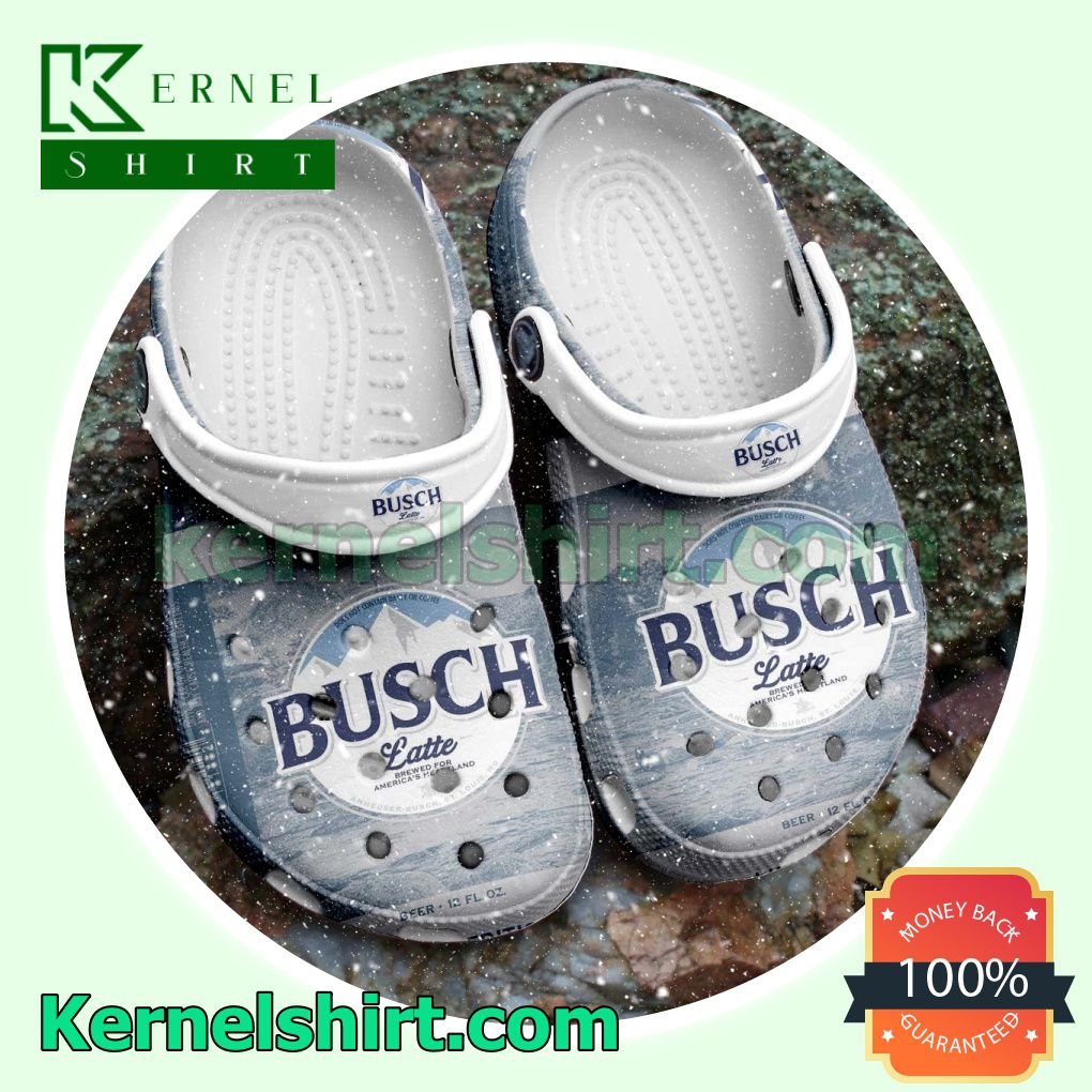 Busch Latter Beer Clogs Shoes Slippers Sandals