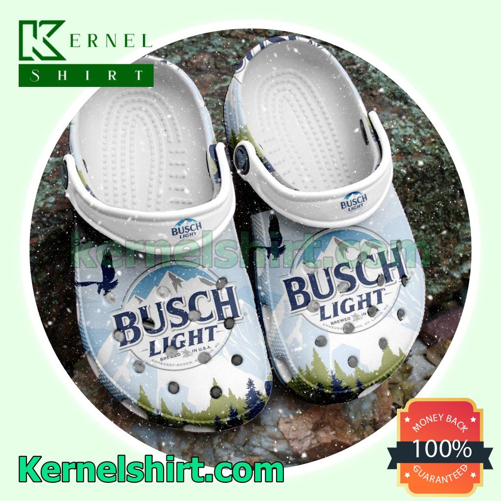 Busch Light Beer Eagle Clogs Shoes Slippers Sandals