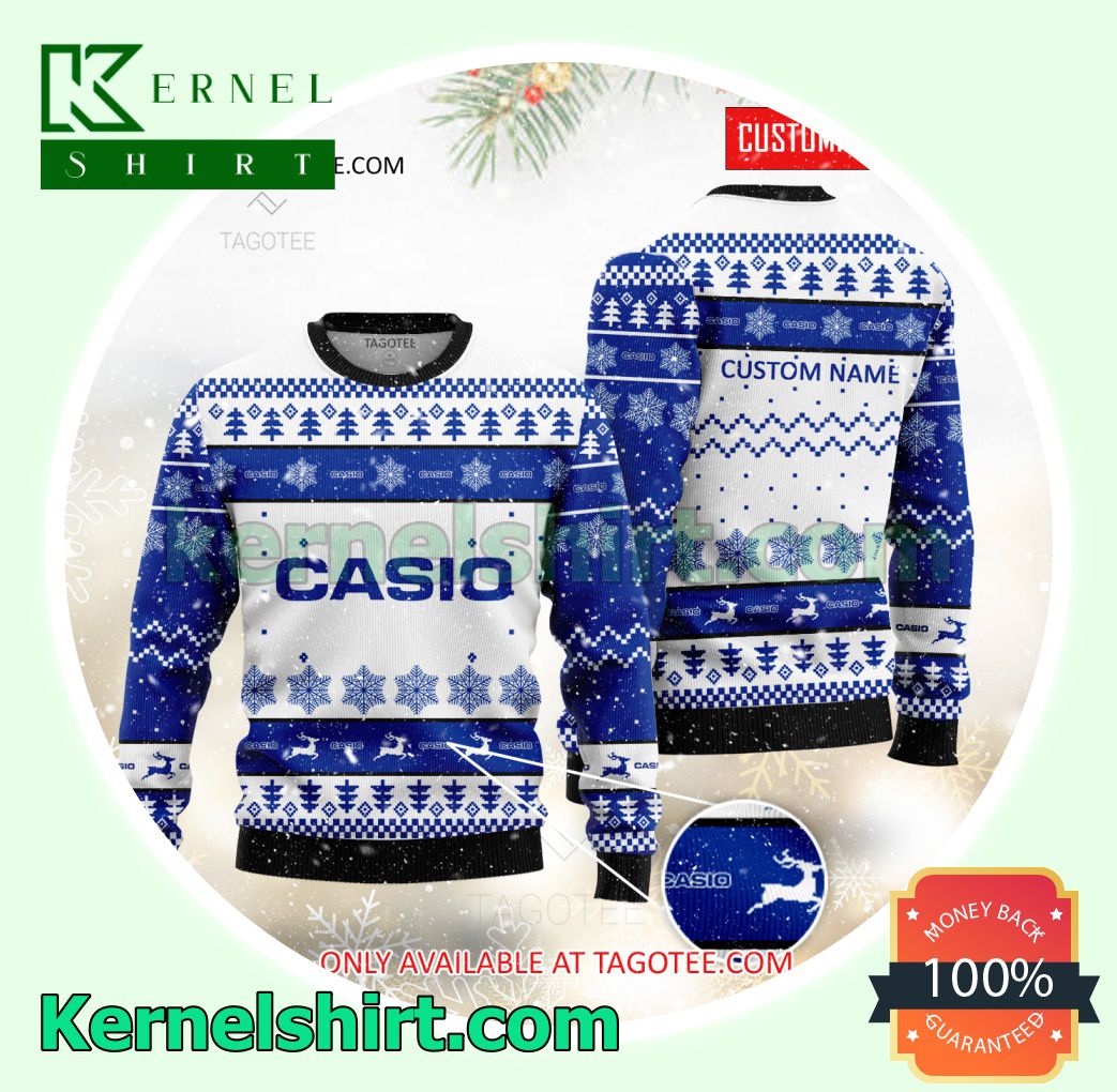 Casio Watch Logo Crewneck Sweatshirt