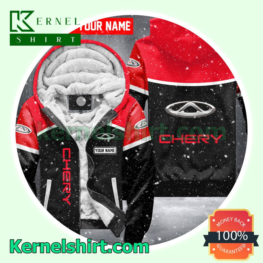 Chery Brand Fleece Hoodie Jacket