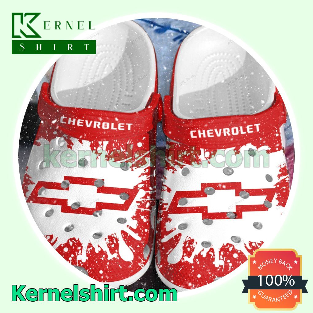 Chevrolet Logo Color Splash Clogs Shoes Slippers Sandals