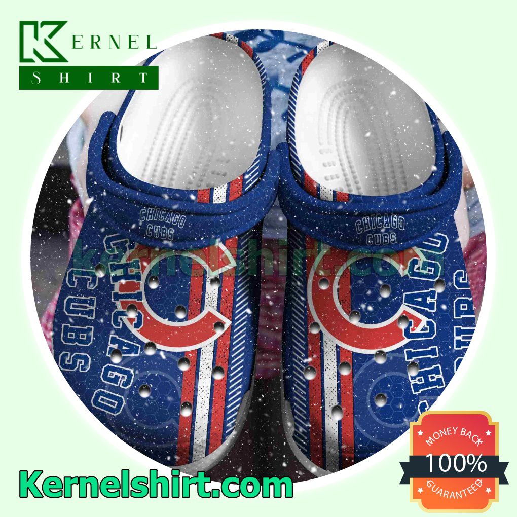 Chicago Cubs Hive Pattern Clogs Shoes Slippers Sandals