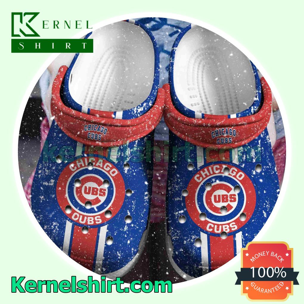Chicago Cubs Logo Football Clogs Shoes Slippers Sandals