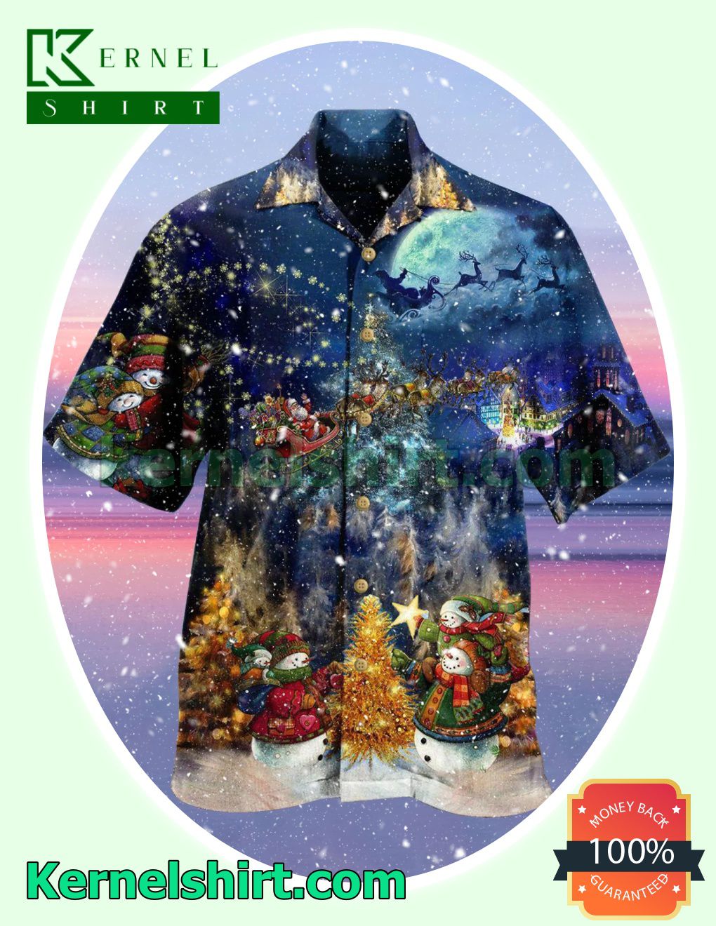 Christmas Magical Xmas Short Sleeve Shirts