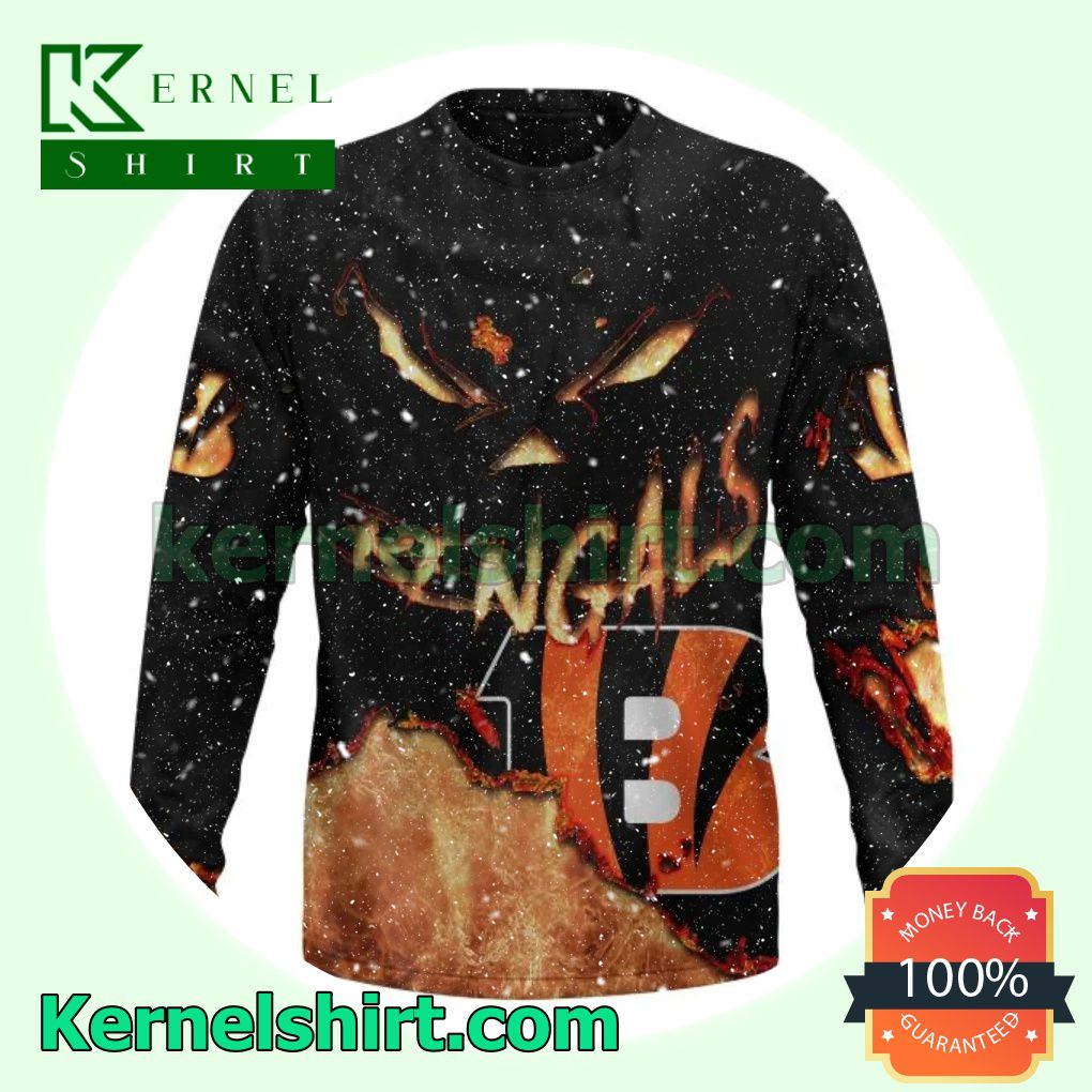 Cincinnati Bengals NFL Halloween Costume Scary Shirt, Hoodie - Shop  trending fashion in USA and EU