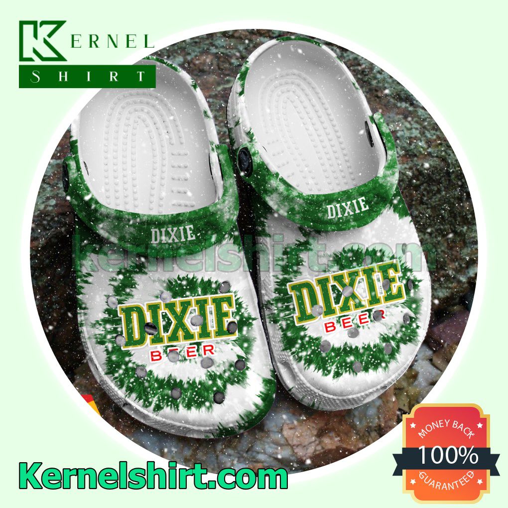 Classic Tie Dye Graphic Dixie Beer Clogs Shoes Slippers Sandals