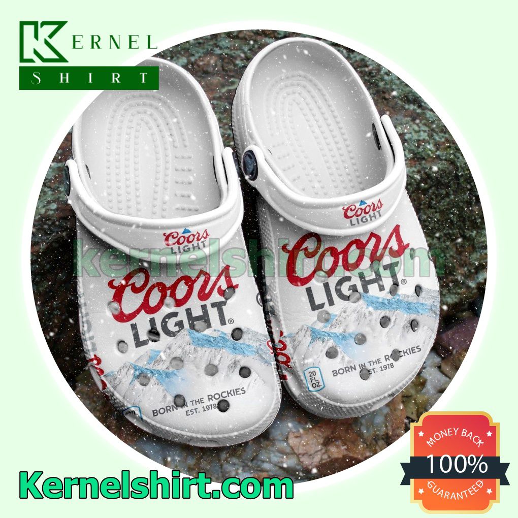 Coors Light Beer Brand Clogs Shoes Slippers Sandals