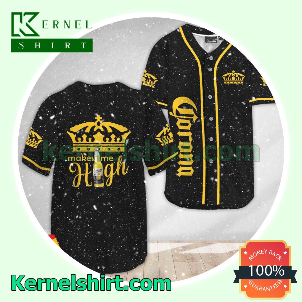 Corona Extra Make Me High Custom Baseball Jersey