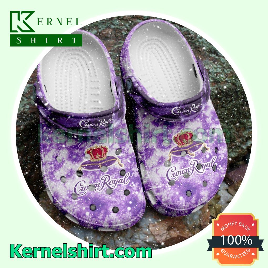 Crown Royal Purple Tie Dye Clogs Shoes Slippers Sandals