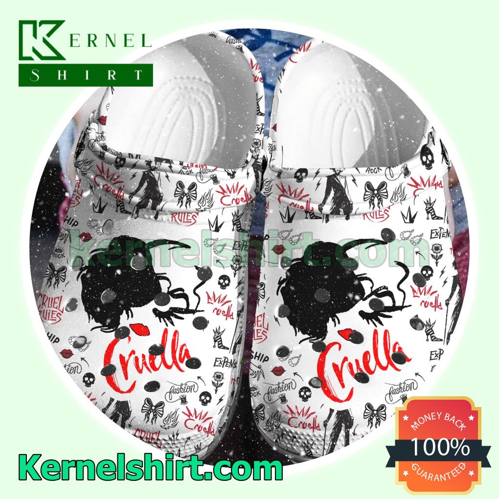 Cruella De Vil Clogs Shoes Slippers Sandals