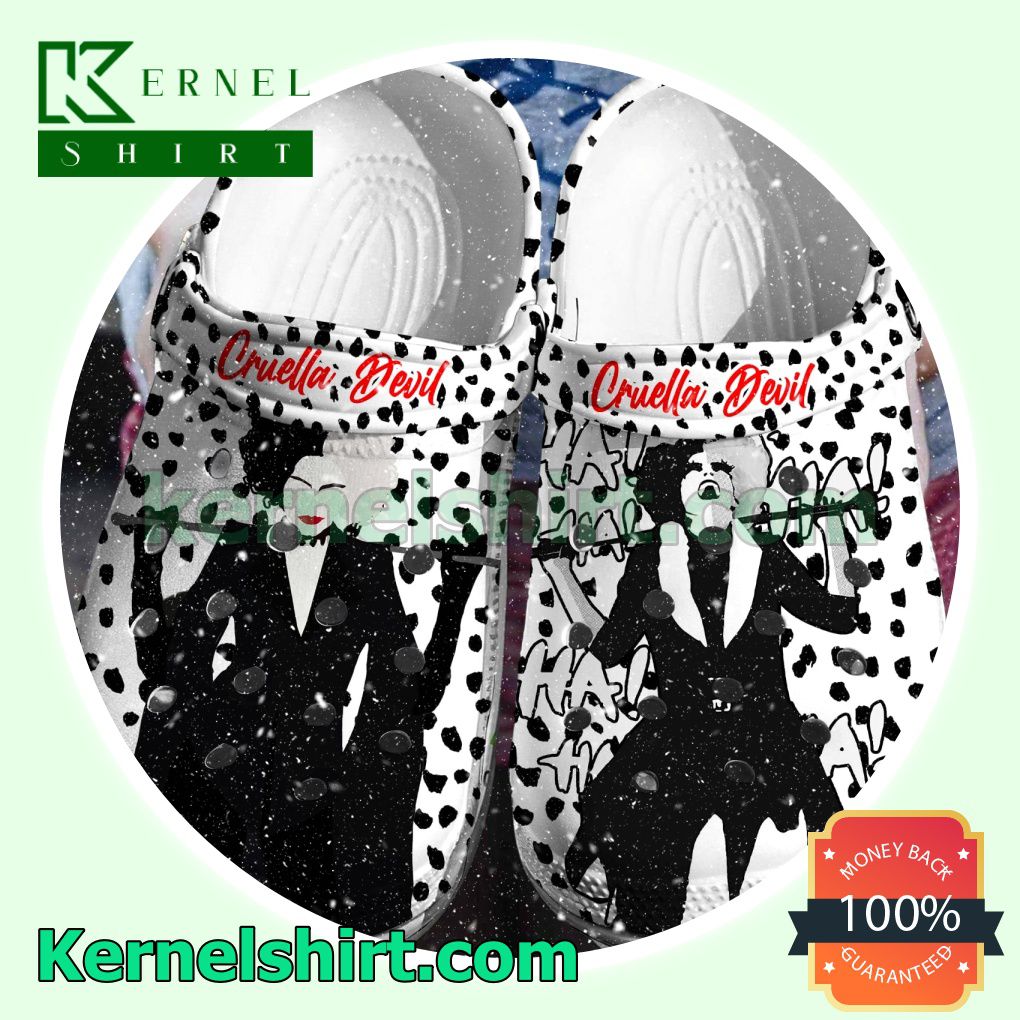 Cruella Devil Clogs Shoes Slippers Sandals