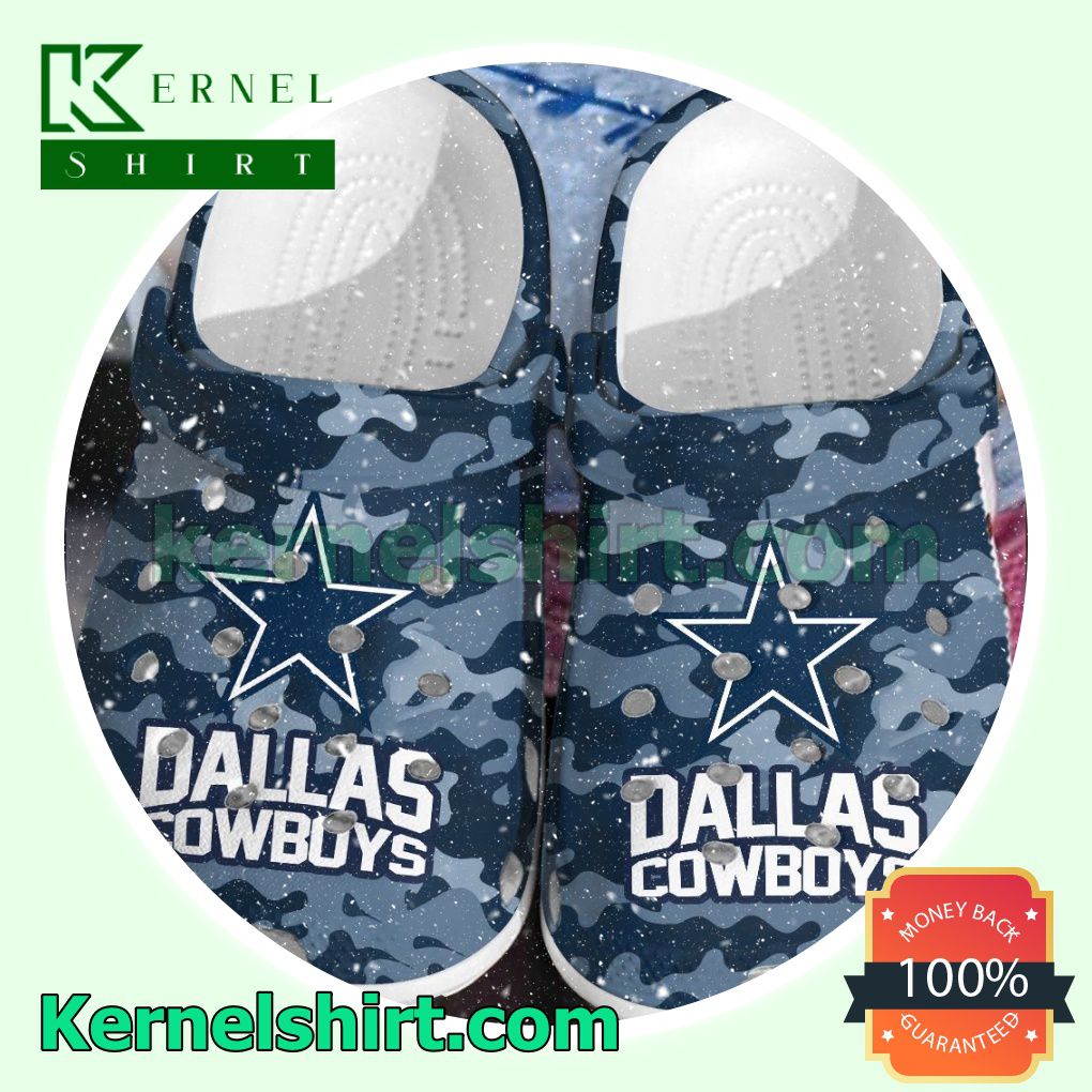 Dallas Cowboys Camouflage Clogs Shoes Slippers Sandals