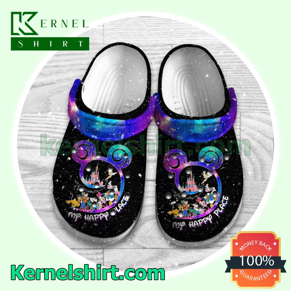 Disney My Happy Place Clogs Shoes Slippers Sandals