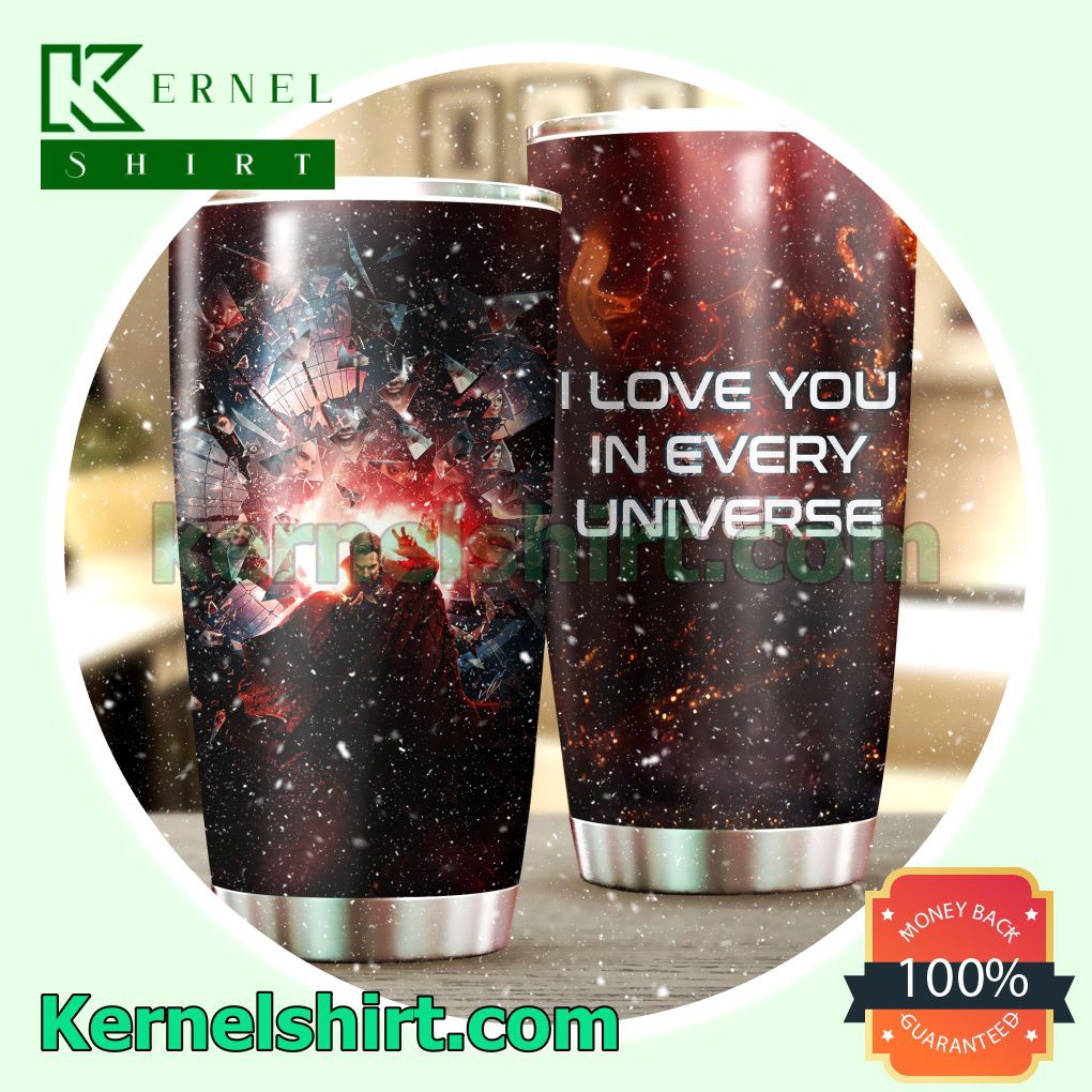Doctor Strange I Love You In Every Universe Tumbler Cup