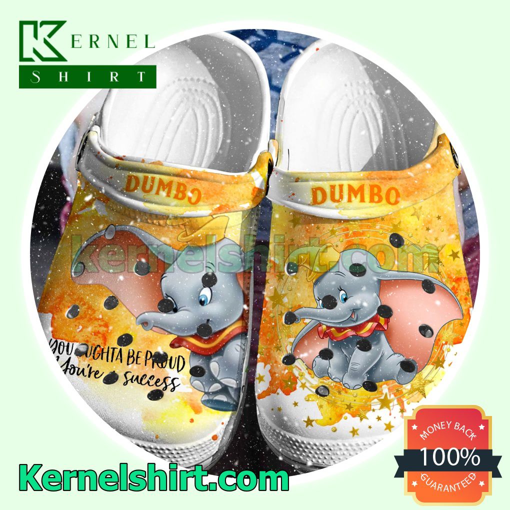 Dumbo You Oughta Be Proud You're Success Clogs Shoes Slippers Sandals