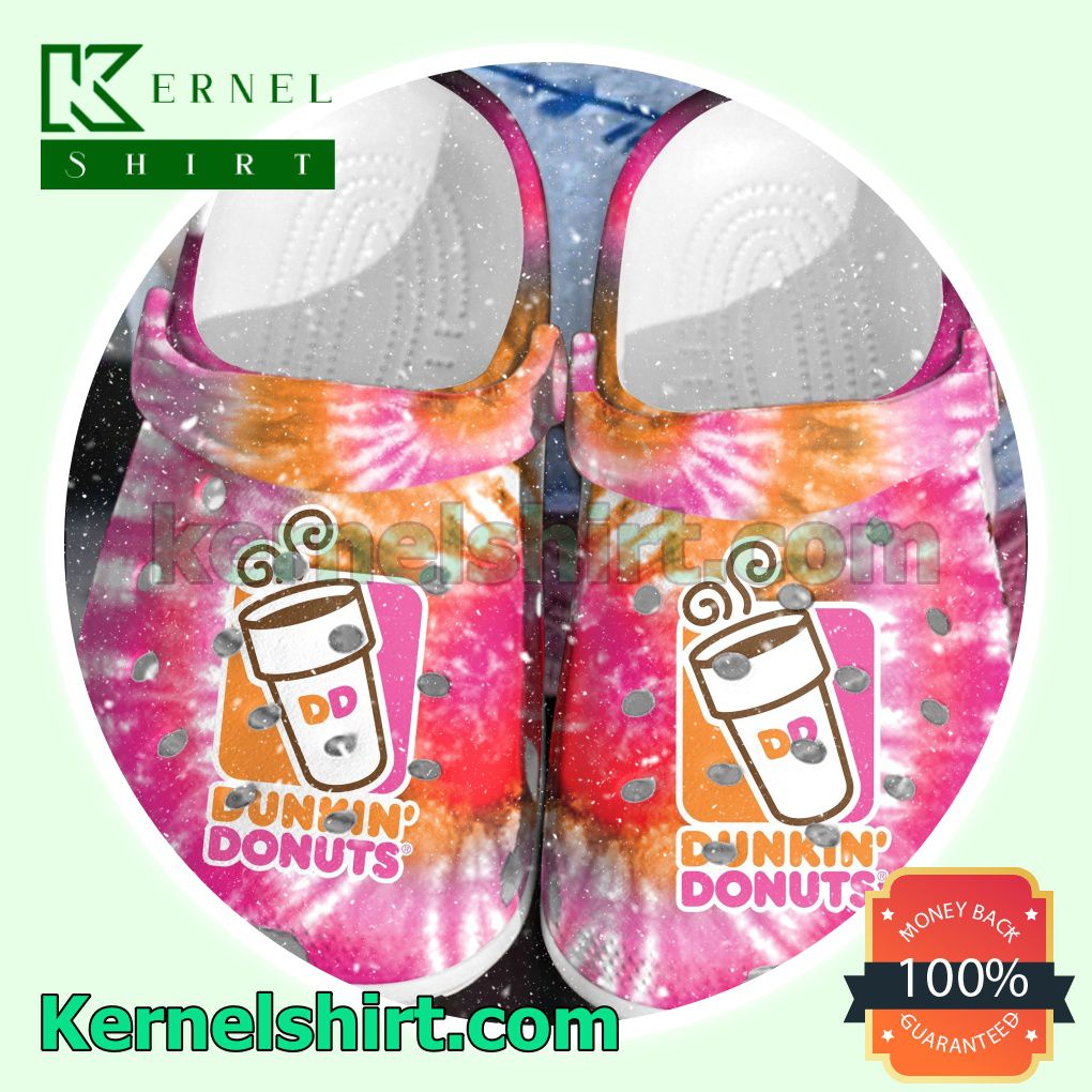 Dunkin' Donuts Color Abstract Clogs Shoes Slippers Sandals
