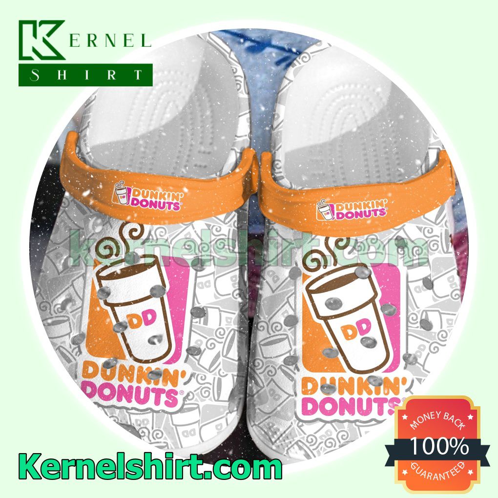 Dunkin' Donuts Drinking Clogs Shoes Slippers Sandals