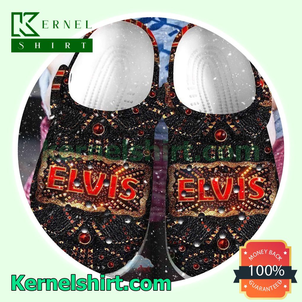 Elvis Presley Pattern Clogs Shoes Slippers Sandals