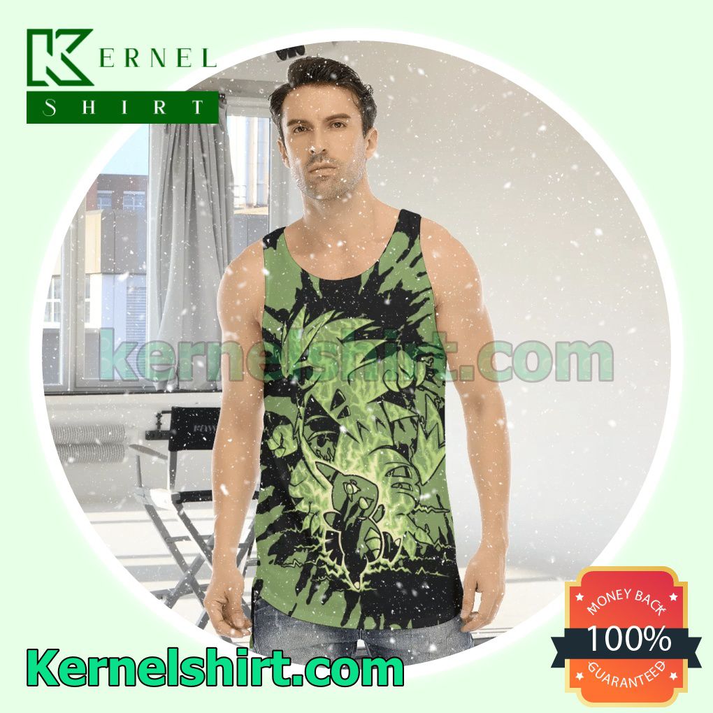 Evolve Larvitar Within Tyranitar Unisex Pokemon Tank Top