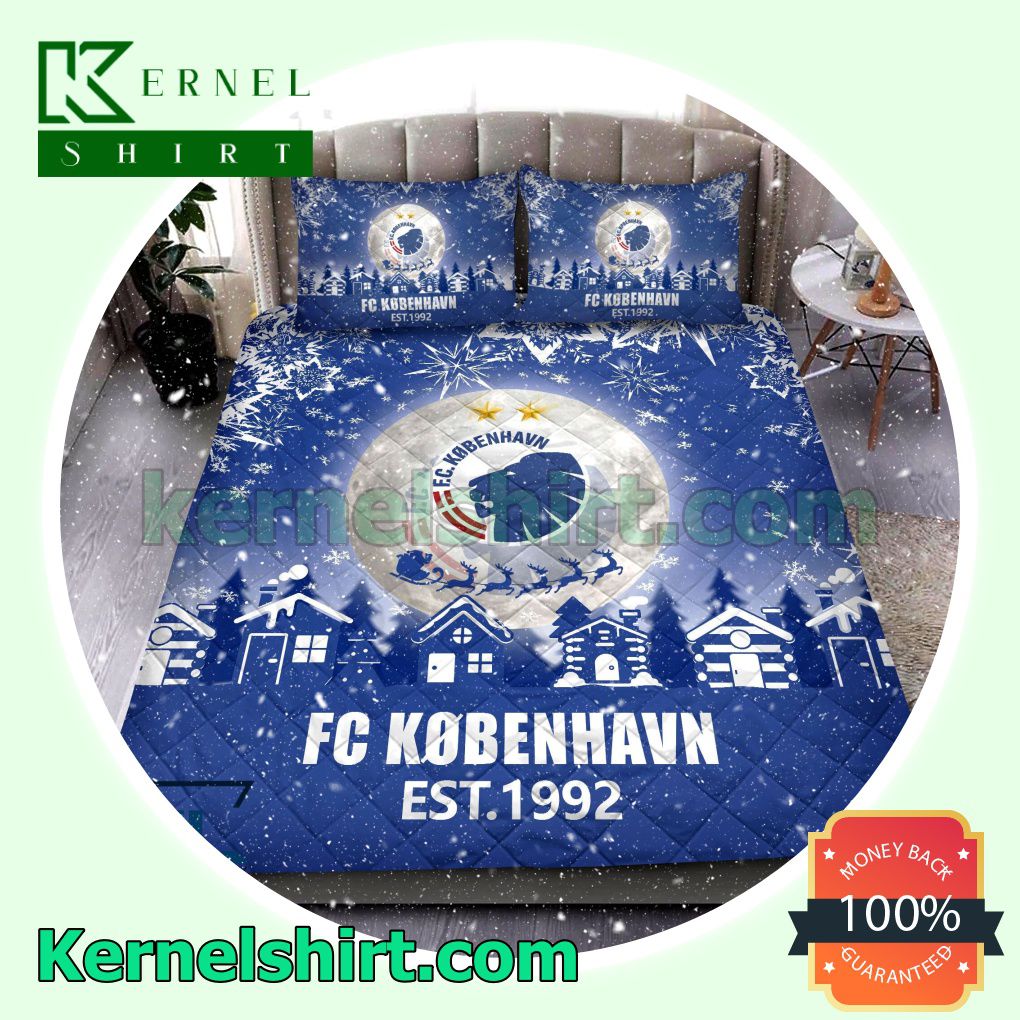 Fc Kobenhavn Est 1992 Football Comforter Set