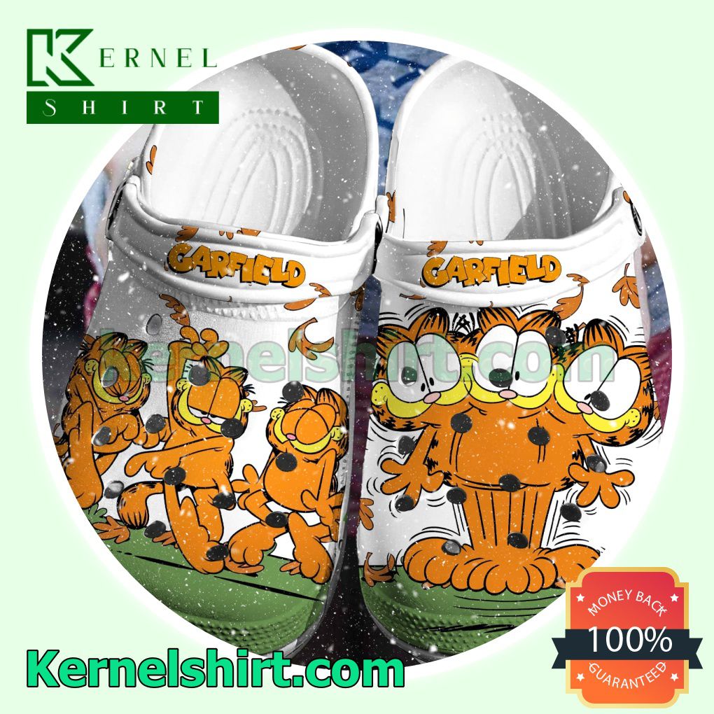 Garfield Comic Strip Clogs Shoes Slippers Sandals