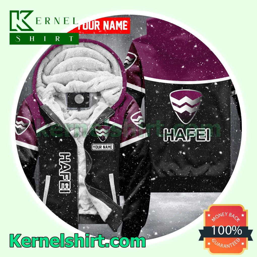 Hafei Brand Fleece Hoodie Jacket