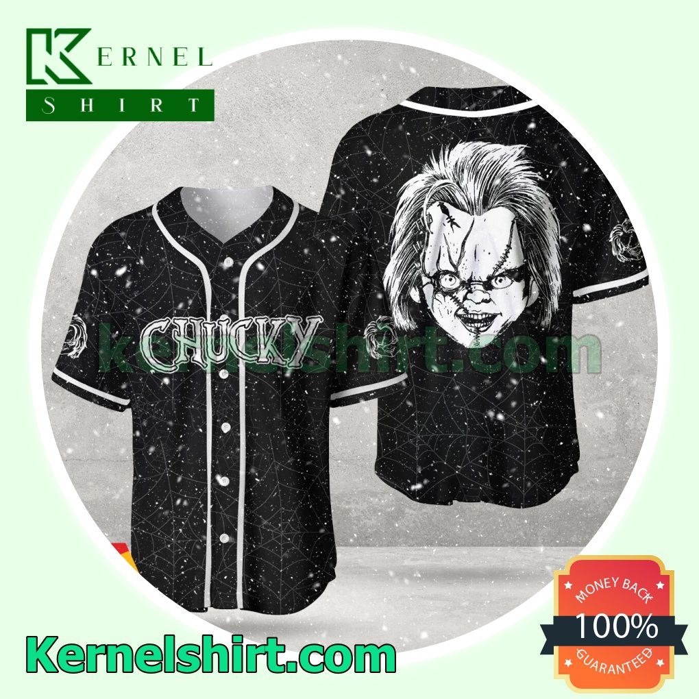 Halloween Horror Chucky Custom Baseball Jersey