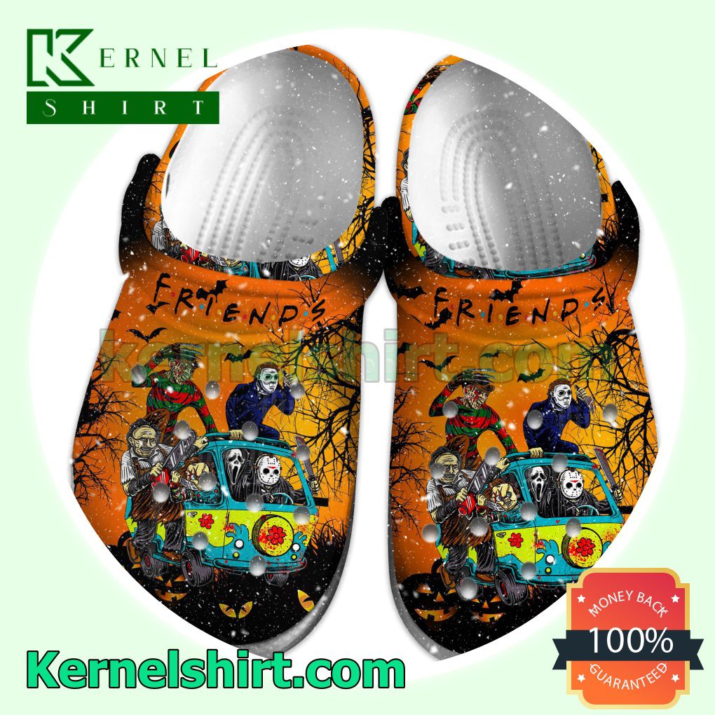 Halloween Horror Movies Friends Clogs Shoes Slippers Sandals b